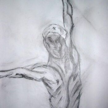 제목이 "pencil sketch: male…"인 미술작품 Peter Walker로, 원작