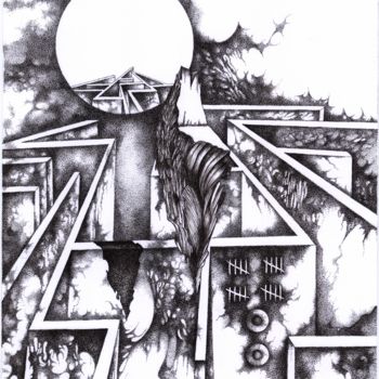 Dibujo titulada "Millennium" por Picturewall, Obra de arte original, Otro