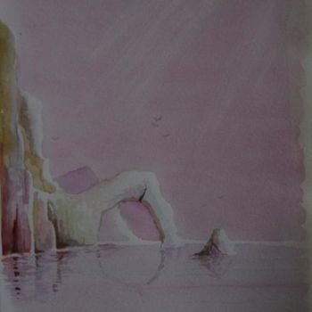 Peinture intitulée "Kustinpressie V" par Peter Meuleners, Œuvre d'art originale, Huile