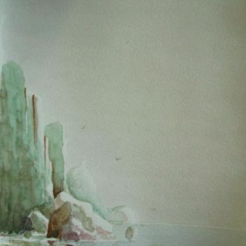 Peinture intitulée "Kustinpressie VII" par Peter Meuleners, Œuvre d'art originale, Huile