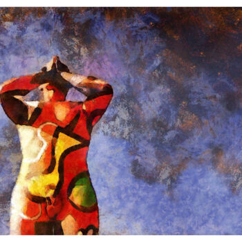 Цифровое искусство под названием "Male colors of life" - Petithommenu, Подлинное произведение искусства, Цифровая живопись