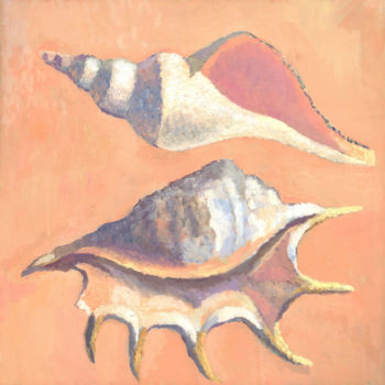 제목이 "The shells on wet s…"인 미술작품 Petr Ldin로, 원작, 기름