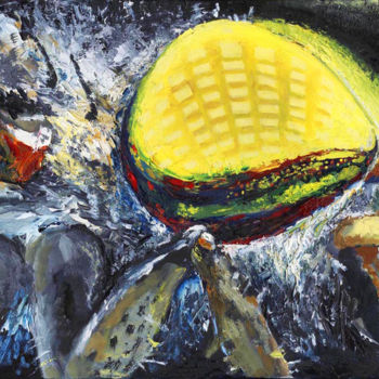 Peinture intitulée "INSECT" par Petr Ldin, Œuvre d'art originale, Huile