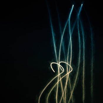 「Hooked.jpg」というタイトルの写真撮影 Petra Urbanovicによって, オリジナルのアートワーク, ライトペインティング