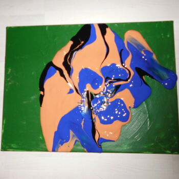 Malerei mit dem Titel "Acrylbild neu" von Petra Ballach, Original-Kunstwerk, Acryl