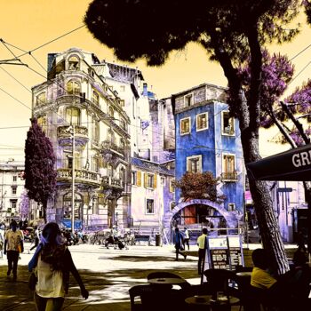 Photography titled "Montpellier" by Petra Hüther, Original Artwork, Manipulated Photography