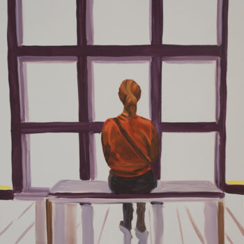绘画 标题为“Zeitfenster” 由Petra Kolberg, 原创艺术品, 油