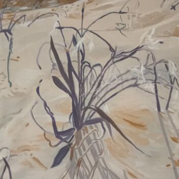 Картина под названием "Sea Lilies" - Petra Schepens, Подлинное произведение искусства, Акрил Установлен на Деревянная рама д…