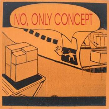 Malerei mit dem Titel "No, only concept" von Petra Farac, Original-Kunstwerk