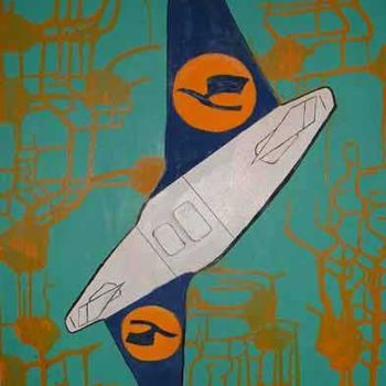 "Lufthansa" başlıklı Tablo Petra Farac tarafından, Orijinal sanat