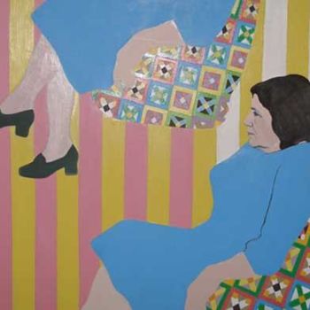 Ζωγραφική με τίτλο "Women" από Petra Farac, Αυθεντικά έργα τέχνης