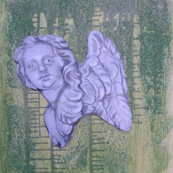 Pintura intitulada "Angel" por Petra Farac, Obras de arte originais