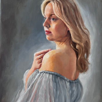 Painting titled "I feel pretty" by Petra Gruiters, Original Artwork, Oil