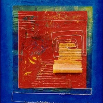 "Hommage à Kalsang D…" başlıklı Tablo Petra Schubert Lechner tarafından, Orijinal sanat, Petrol