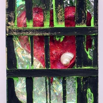 "Coeur prisonnier" başlıklı Tablo Petra Schubert Lechner tarafından, Orijinal sanat, Petrol
