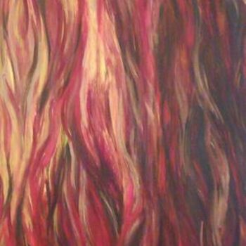 Painting titled "Fuoco Infernale" by Petra Wohlwerth, Original Artwork, Other