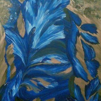 Painting titled "Eisblume" by Petra Wohlwerth, Original Artwork, Other