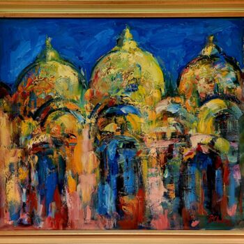 Painting titled "SAN MARCO" by Petre Chirea, Original Artwork, Oil