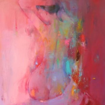 Malerei mit dem Titel "Nude" von Yuriy Petrenko, Original-Kunstwerk, Öl