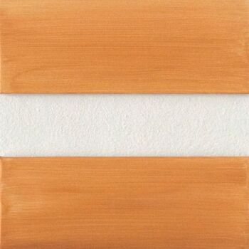 Painting titled "Brown Ochre Yellow" by Petr Johan Marek, Original Artwork, Oil Mounted on Wood Stretcher frame