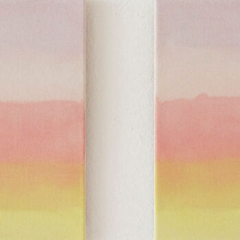 제목이 "Violet Pink Yellow"인 미술작품 Petr Johan Marek로, 원작, 기름 나무 들것 프레임에 장착됨