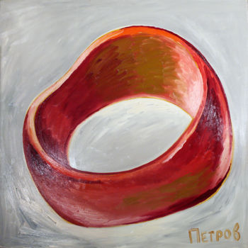 Peinture intitulée "Красный браслет (Re…" par Kirill Petrov, Œuvre d'art originale, Huile