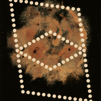 Collagen mit dem Titel "Ritual Alchemy III." von Petr Strnad, Original-Kunstwerk