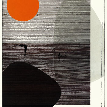 Collagen mit dem Titel "Arranged Place 29." von Petr Strnad, Original-Kunstwerk, Collagen