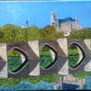 绘画 标题为“Le pont St Etienne…” 由François Peyrout, 原创艺术品