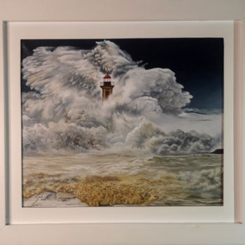 Pintura titulada "EL FARO" por Pietro, Obra de arte original, Oleo