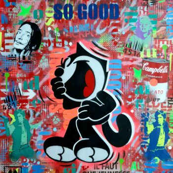 Painting titled "So good (3)" by Philippe Euger, Original Artwork, Spray paint