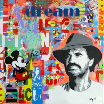 Pintura intitulada "Dream" por Philippe Euger, Obras de arte originais, Tinta spray