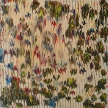 Pintura intitulada "Population" por Marie Phebidias, Obras de arte originais, Acrílico