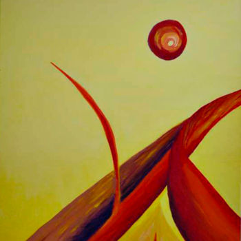 Peinture intitulée "Abstrait N'3" par Marie Phebidias, Œuvre d'art originale, Huile