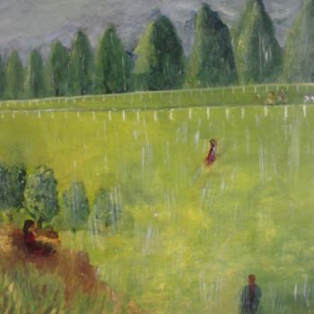 Malerei mit dem Titel "Déjeuner sur L'herbe" von Marie Phebidias, Original-Kunstwerk