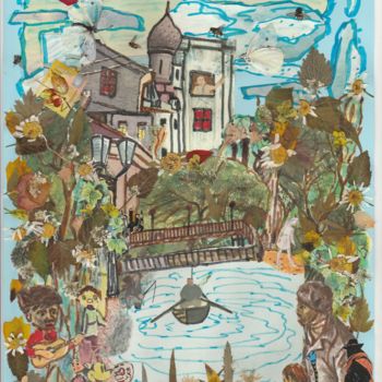 Collages intitolato "Town." da Phil Colisov, Opera d'arte originale, Altro