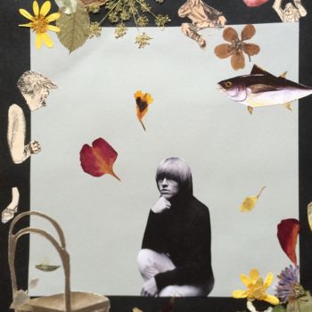 Collages intitulée "Brian Jones the pip…" par Phil Colisov, Œuvre d'art originale, Autre