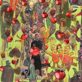 Collages getiteld "BLOODBATH in paradi…" door Phil Colisov, Origineel Kunstwerk, Anders