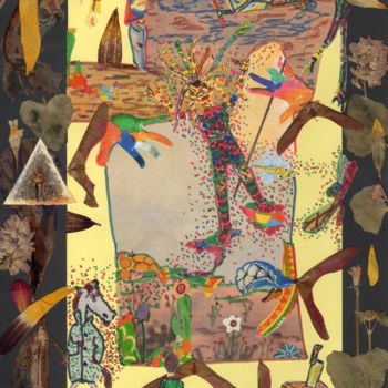 Collages intitolato "1000 hands." da Phil Colisov, Opera d'arte originale, Altro