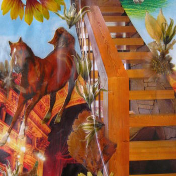 Collages intitulée "Драбина до Раю (Sta…" par Phil Colisov, Œuvre d'art originale, Autre