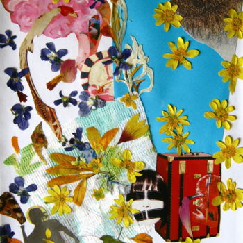 Collagen mit dem Titel "Ricky Tikki Tavi...." von Phil Colisov, Original-Kunstwerk, Andere