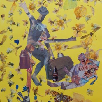 Collages intitolato "Frankie teardrop..." da Phil Colisov, Opera d'arte originale, Altro