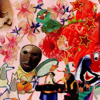 Collages intitulée "R.S.Circus...." par Phil Colisov, Œuvre d'art originale, Autre