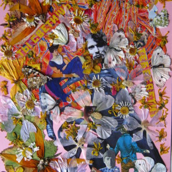 Collages getiteld "Hats off to John ,…" door Phil Colisov, Origineel Kunstwerk, Anders