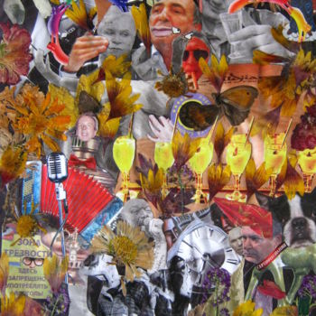 Collages intitolato "Missing news or sob…" da Phil Colisov, Opera d'arte originale, Altro