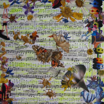 Collages intitulée "The sounds of HEAVE…" par Phil Colisov, Œuvre d'art originale, Autre