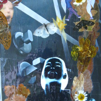 Collages intitolato "People are free onl…" da Phil Colisov, Opera d'arte originale, Altro