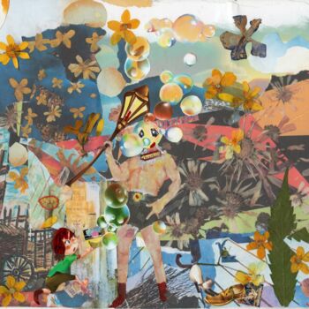 Collages titled "Overkill" by Phil Colisov, Original Artwork, Collages