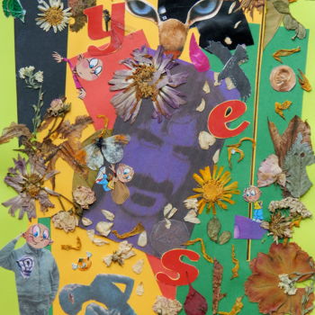Collagen mit dem Titel "Apostrophe." von Phil Colisov, Original-Kunstwerk