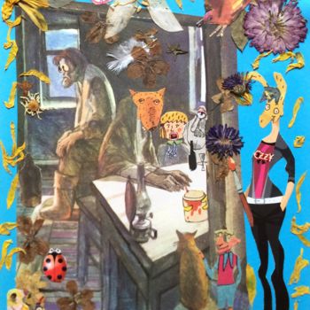 Collages titled "WAKE UP." by Phil Colisov, Original Artwork, Other